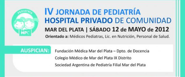 IV Jornada de Pediatría :: Hospital Privado de la Comunidad ::