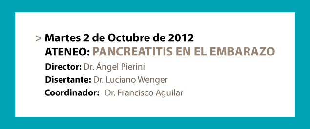 ATENEO: Pancreatitis en el embarazo