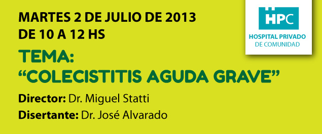 TEMA: “COLECISTITIS AGUDA GRAVE”