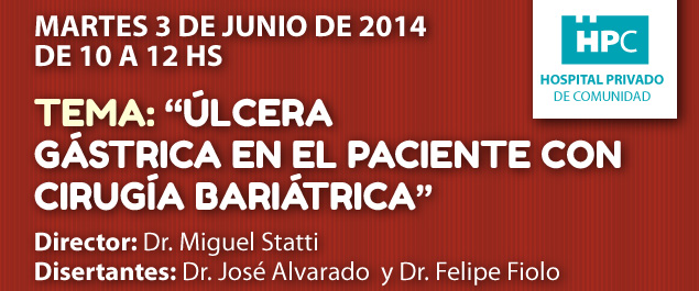 ÚLCERA GÁSTRICA EN EL PACIENTE CON CIRUGÍA BARIÁTRICA