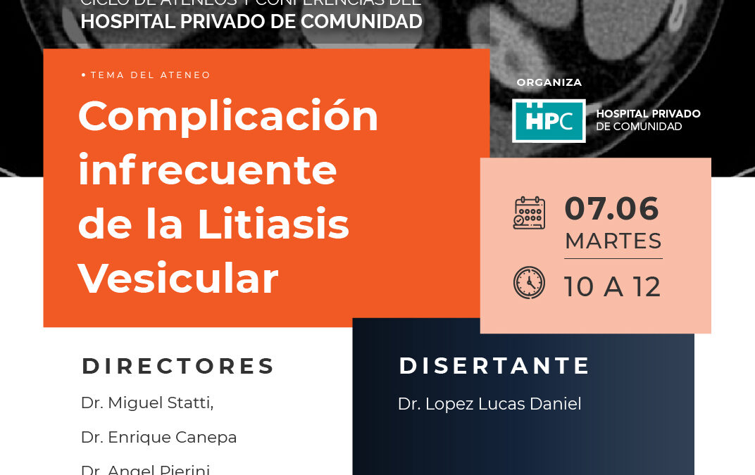 Compilación infrecuente de la Litiasis vesicular