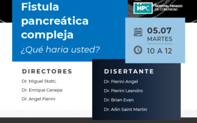 Fistula  pancreática  compleja ¿Qué haría usted?