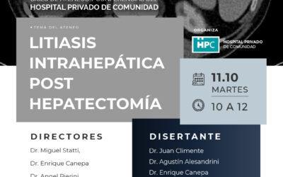 Litiasis intrahepática post hepatectomía