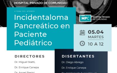 Incidentaloma Pancreático en  Paciente Pediátrico