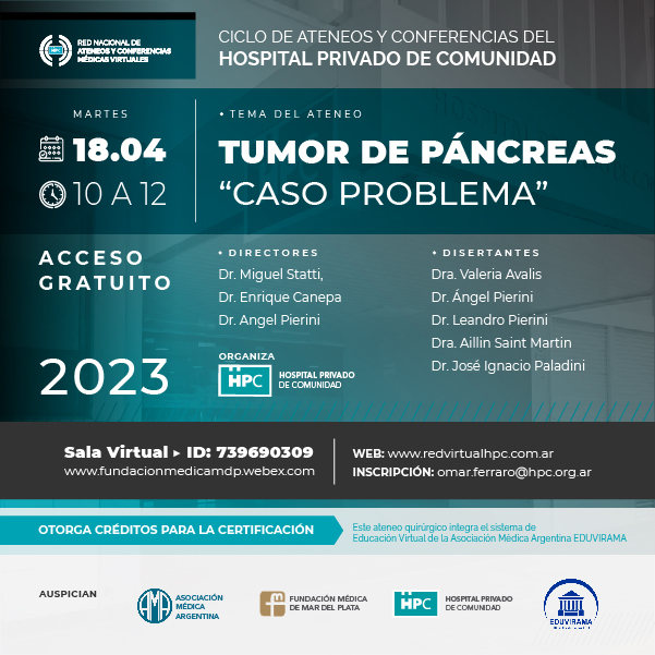 TUMOR DE PÁNCREAS “CASO PROBLEMA”