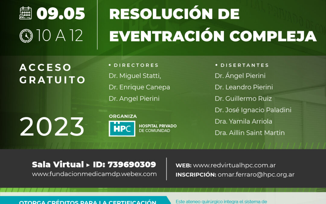 Resolución de  eventración compleja