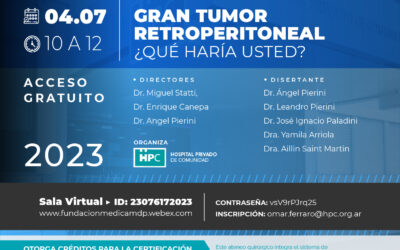 GRAN TUMOR RETROPERITONEAL. ¿Qué haría usted?