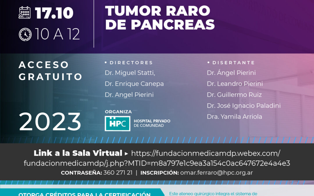 Tumor raro de páncreas