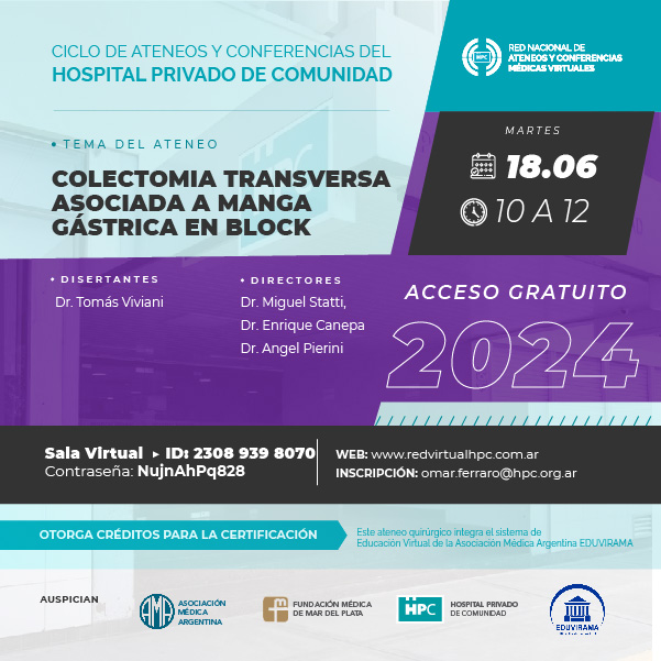 Colectomia transversa asociada a manga gástrica en block