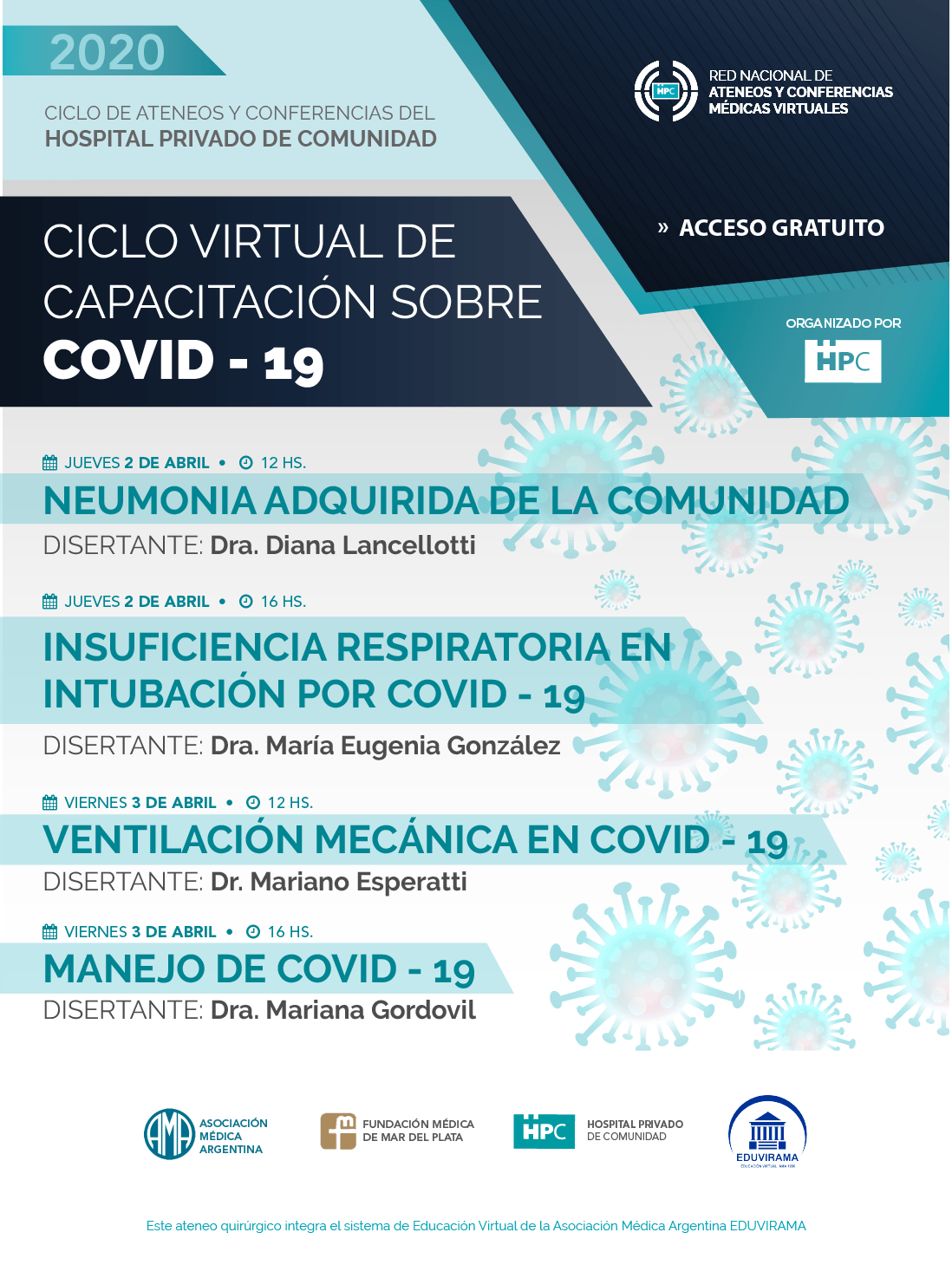 Ciclo Virtual de Capacitación sobre Covid – 19