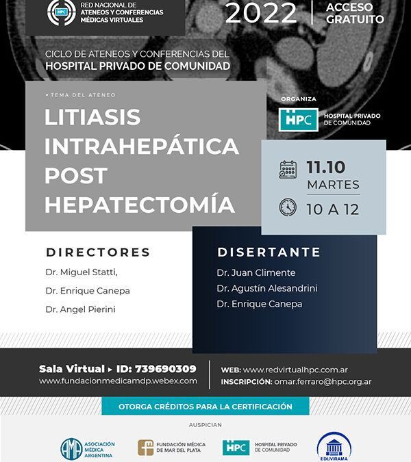 Litiasis Intrahepática post hepatectomía