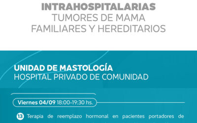 Jornadas Virtuales Intrahospitalarias Tumores de Mama Hereditarios y Familiares