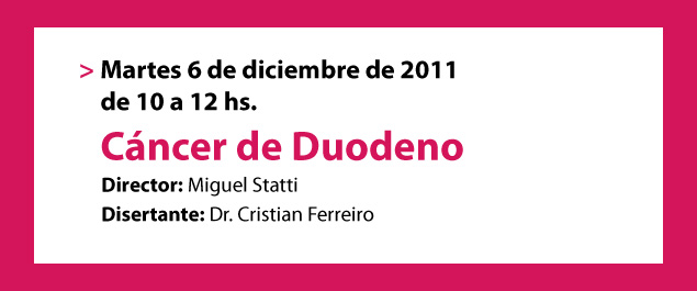 Cáncer de Duodeno